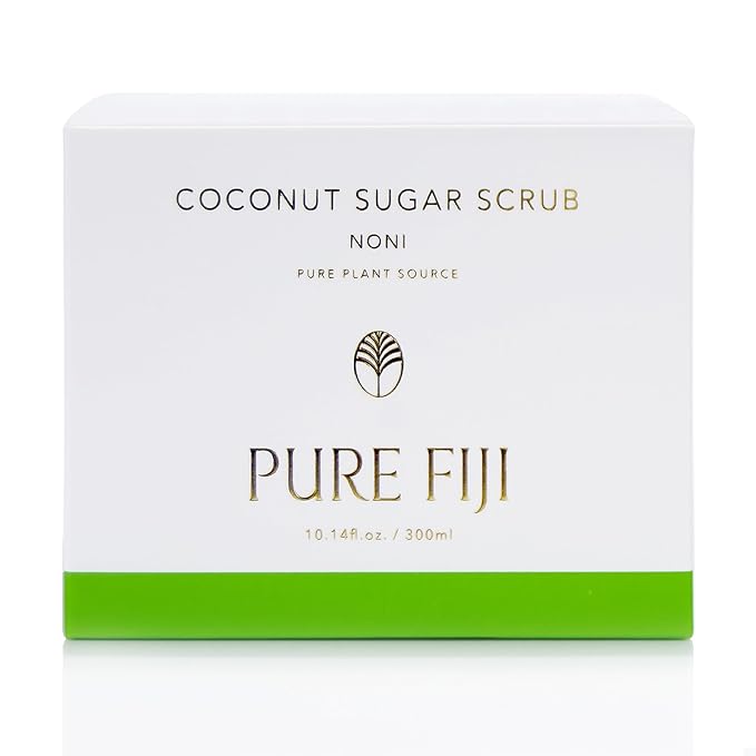 Pure Fiji Coconut Sugar Body Scrub, Noni (10.14 Oz /300ml)