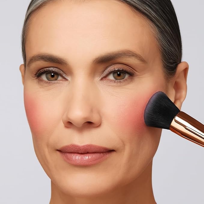 LUMINESS Airbrush Spray Blush Makeup - Fine Mist, Lightweight, Travel Size - Buildable Coverage for All Skin Tones, Natural Radiant Finish, Nourishing Formula with Vitamin E, Long-Lasting & Blendable