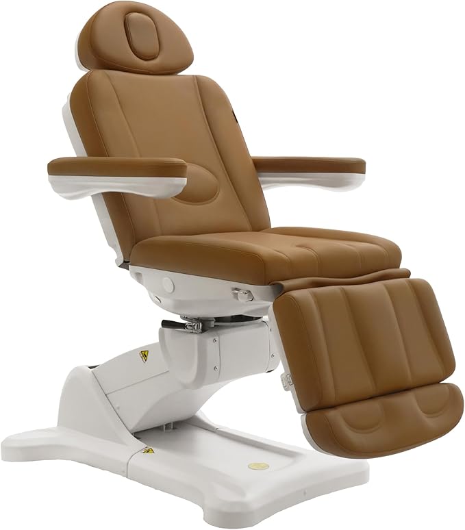 SKINACT Malibu Electric Medical Spa Treatment Table (Camel Orange)