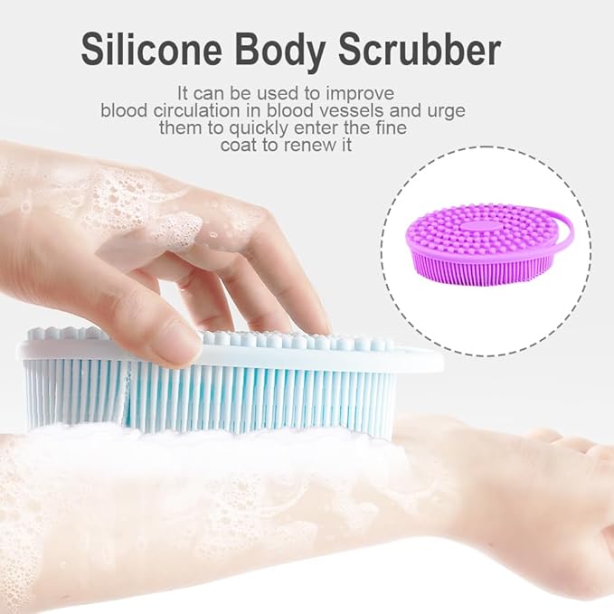 Soft silicone body scrubber 3