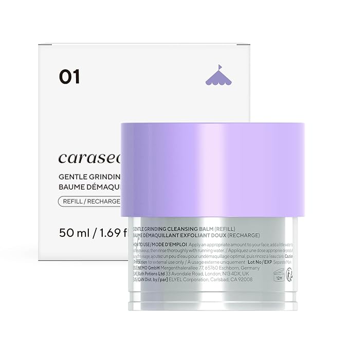 caraseoul Cleansing Balm Refill [50ml / 1.69 fl.oz], Korean Makeup Remover in Eco-Friendly Refill Container