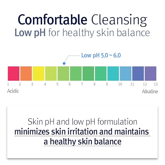 Pyunkang Yul PKY Low pH Cleansing Water Makeup Remover Face Cleanser with Witch Hazel and AHA - Cica, Tea Tree Extract Natural Ingredients Ceramide Micellar Water 9.8 Fl Oz