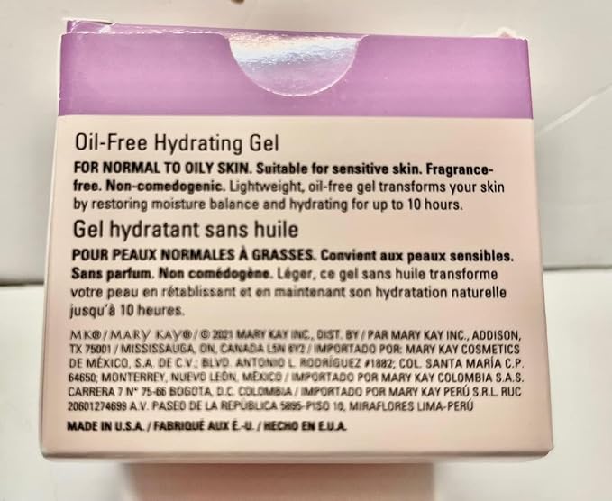 Mary Kay Oil-Free Hydrating Gel,1.9 x 3 x 7.5 inches