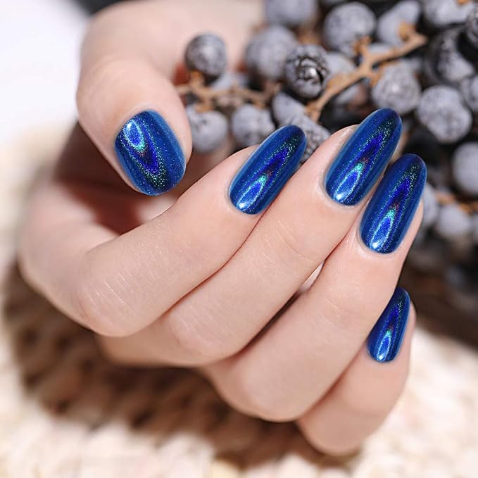 Artdone 36 Jars Chrome Nail Powder Nail Art Fimo Decoration Metallic Mirror Effect Holographic Aurora Chameleon Pigment Powder 1g/Jar Pearl for Resin Craft & Nail Art