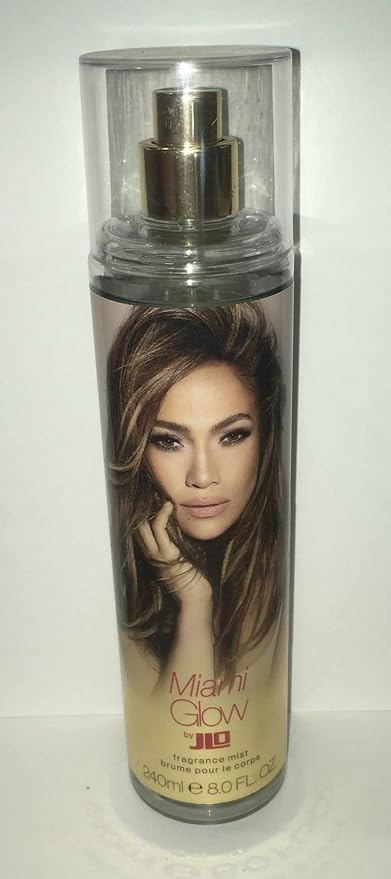 Jennifer Lopez Miami Glow Body Mist, A Sizzling, Sunny Light Fragrance for Women, 8Fl Oz (240ml)