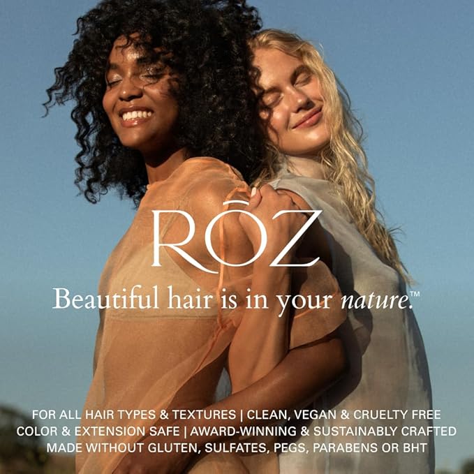 RŌZ Root Lift Spray | Instant Volume Boost| Buildable, Non-Sticky, Lightweight Hold | Infused with Mushroom Root, Rice Protein & Radish Root | Silicone-Free | 8 fl oz