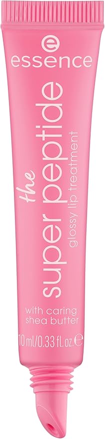essence | The Super Peptide Glossy Lip Treatment | Hydrating, Nourishing and Non-Sticky | Vegan, Gluten Free and Cruelty Free (02 |Pinkified!)