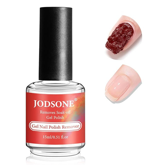 JODSONE Gel Nail Remover Quick Gel Nail Polish Remover, 3-5 Minutes Gel Remover for Nails