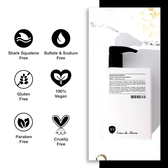 Number 4 Hydrating Condition. Deep Hydrating Conditioner. Lightweight, Dentangling, Color Protecting, 25 oz