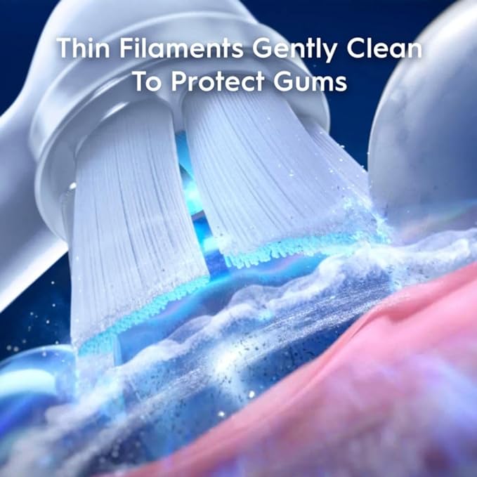 Oral-B iO Series Gentle Care Electric Toothbrush Replacement Brush Heads for an Oral-B Electric Toothbrush, 2 count, White