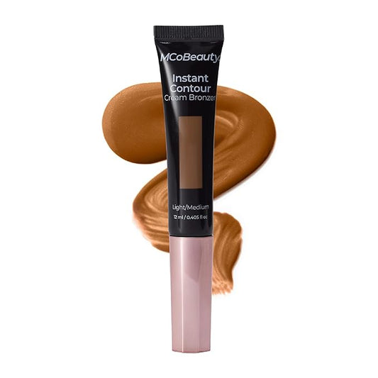 MCoBeauty Instant Contour Cream Bronzer Light to Medium Shade Cream Contour Stick with In-Built Cushion Applicator Concealers & Neutralizing Makeup