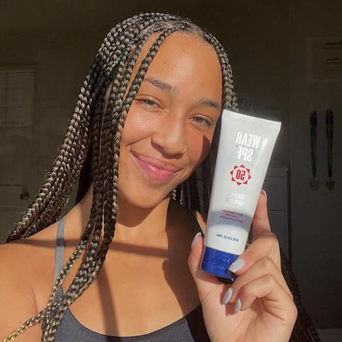 Essential Sunscreen SPF 50 Broad Spectrum Hybrid Lotion for Face and Body with Zinc Oxide to Reflect Harmful UVA/UVB Rays, 3-pack