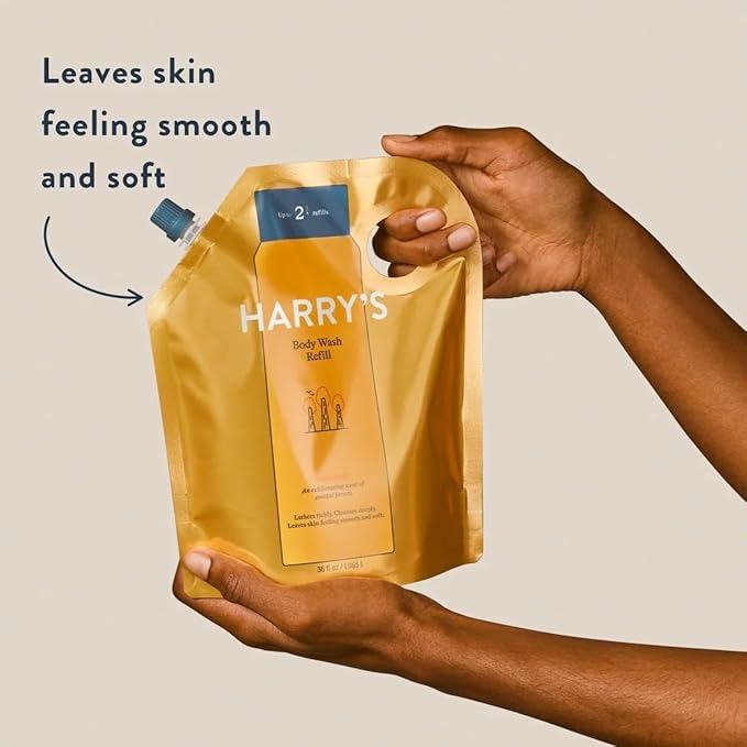 Harry's Men's Body Wash Refill, Redwood Scent, 36 Fl Oz