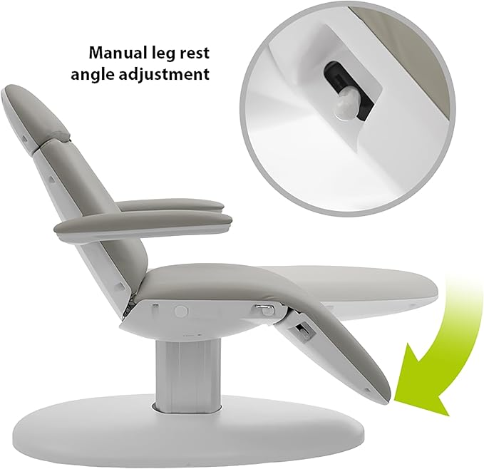 SKINACT Venus Electric Medical Spa Treatment Table/Chair with Free Wired Hand Remote Control(Taupe)