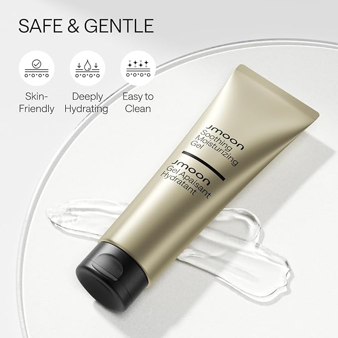 JMOON Soothing Moisturizing Gel, 2.8 fl oz Moisturizers Gel, Compatible with M30U Microcurrent Facial Device, Efficient, Soothing and Moisturizing Facial Care