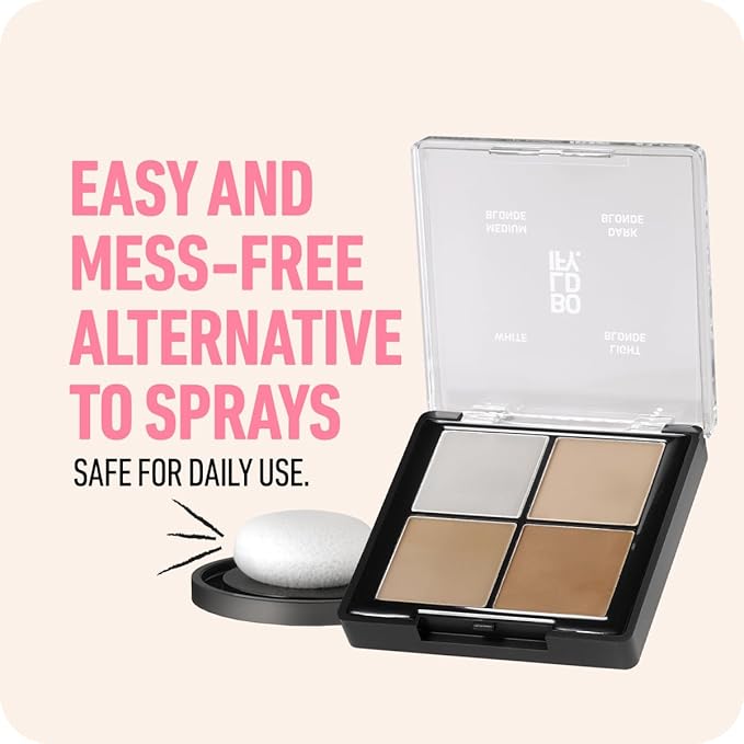 BOLDIFY Hairline Powder Color Sample Kit - Root Touch Up Hair Color for Gray Coverage - Bald Spot Concealing Hair Powder for Women & Men - 24-Hour Stain-Proof - Dark Browns + Black