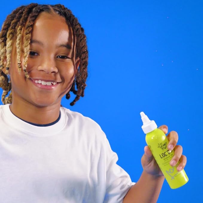 YOUNG KING HAIR CARE Growth Scalp Oil | For All Hair Types | Lemongrass and Black Castor Oil | Soothes and Conditions for Dreads, Braids, Twists | Natural Loc Care and Maintenance (4oz)