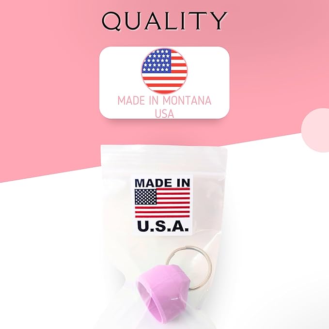 Keychain Holder EOS Lip Balm Stick (Keychain Only) - Travel Size Lip Balm Chapstick - Healing Stick - Made in USA