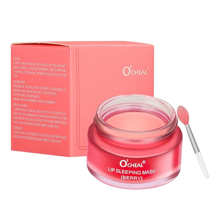 Lip Sleeping Mask Overnight Moisturizer Balm, Lines
