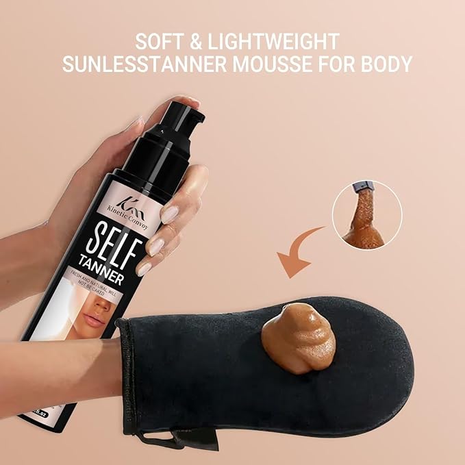 Self Tanner Natural Self Tanning Lotion - -Sunless Tanning Lotion for Face, Body, and Legs, Gradual Tan Moisturizer for Fair to Medium Skin
