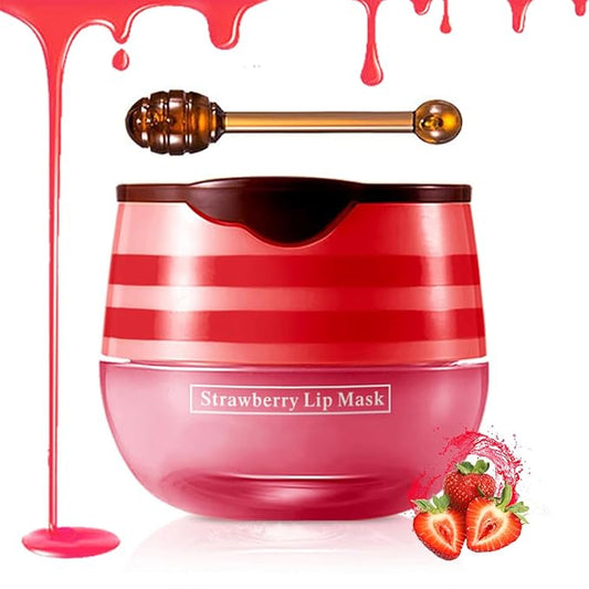 Strawberry Lip Balm, Sleeping Lip Mask,
