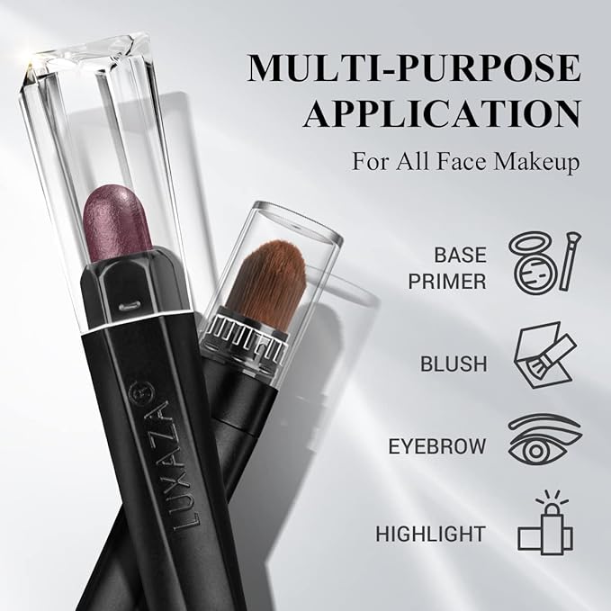 3PCS Cream Eyeshadow Sticks, Neutral Metallic Makeup Pencil For Eyes, Eye Brightener Highlighter, Waterproof & Long Lasting Eye Shadow Stick And Eyeliner Set