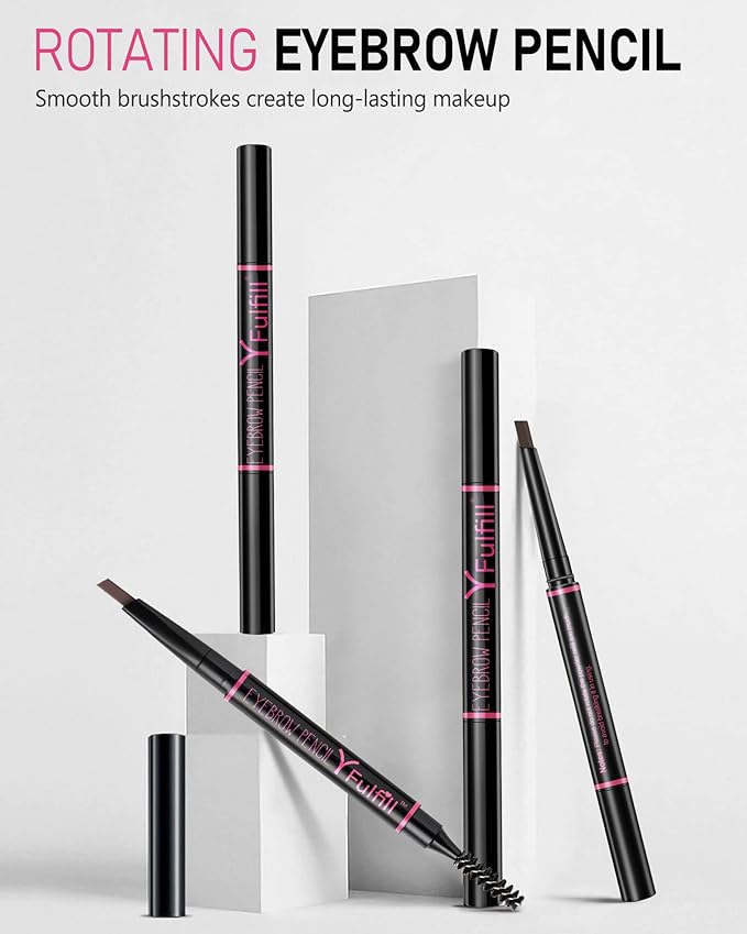 Eyebrow Pencils for Women - Waterproof, Dark Brown