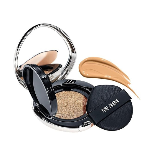 TIMELESS LUMINA MATTE PERFECTION CUSHION | Full Coverage, Weightless, Skin fit, Velvety Matte Finish, Oil-Control Waterproof Fondation, Sweatproof Flawless BB Cream CC (04 BEIGE)