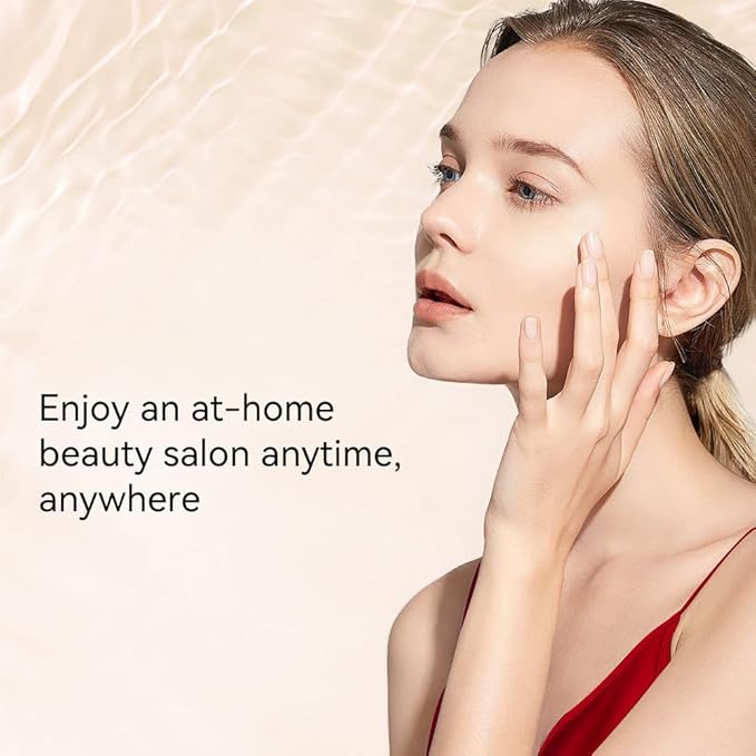 Neck Face Massager, Facial Massager 3 Color Mode, Face Sculpting Tool for Skin Care with Thermal and Vibration (Nude Pink)