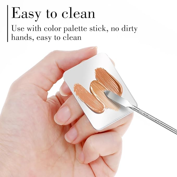 Makeup Mixing Palette, Makeup Spatula Palette with Foundation