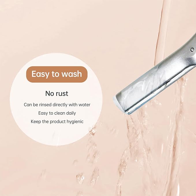 Facial Razor Replacement Blades Be suitable for Twee zerman Stainless steel blade 5 Count (Pack of 1)