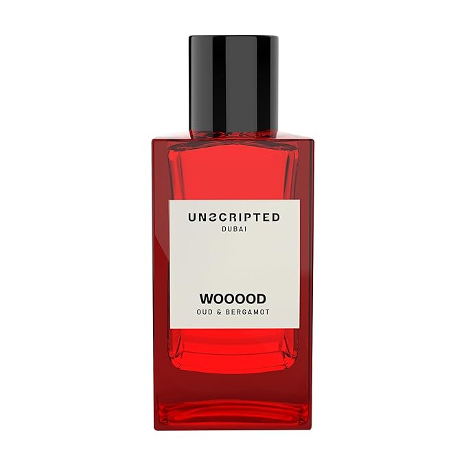 Unscripted. Wooood - Perfume For Men And Women - Women Perfume with Saffron, Nutmeg, Musk, Patchouli - Bold, Long-Lasting Mens Cologne - 3.4 oz