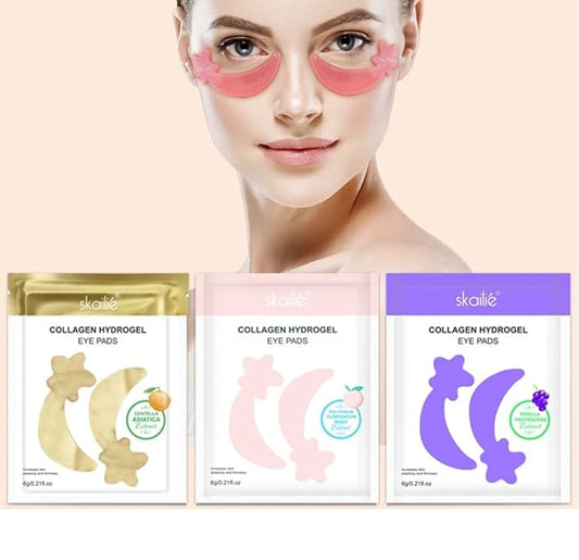 Under Eye Patches (30pcs) - Rose, Gold, hydro-gel Under Eye Mask Amino Acid & Collagen, Under Eye Mask for Face, Dark Circles and Puffiness, Beauty & Personal Care