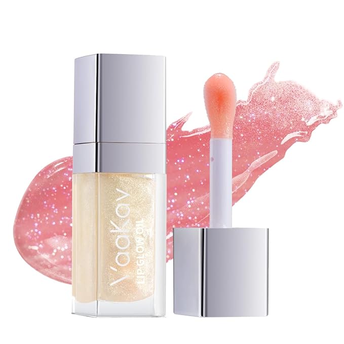 Shimmering Magic PH Color Changing、Hydrating Lip Glow Oil, Plumping Lip Gloss, Moisturizing Lip Oil Gloss, Transparent Moisturizing Lip Balm, Natural Lip Plumper(01 STRAWBERRY BOMB)