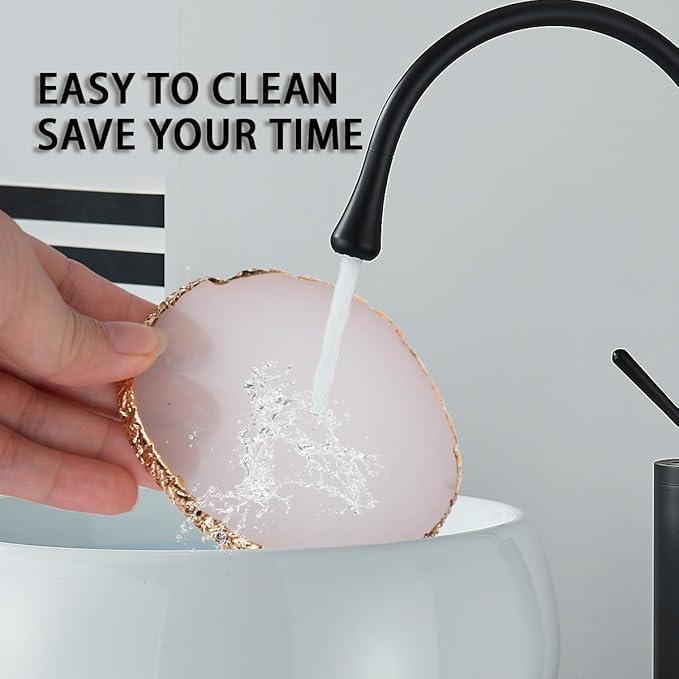 Nail Polish Palette, 2Pcs Resin Nail Art Palette,