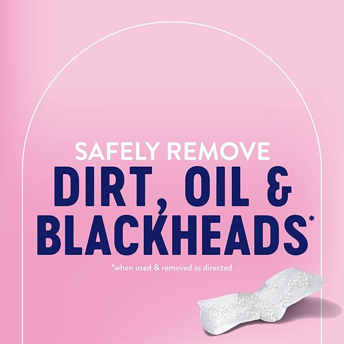 Bioré Nose+Face Blackhead Remover Strips, Deep Cleansing Strips for Nose, Chin, or Forehead, Instant Blackhead Removal and Pore Unclogging, Oil-free, Non-Comedogenic Use, Value Size 24 Count