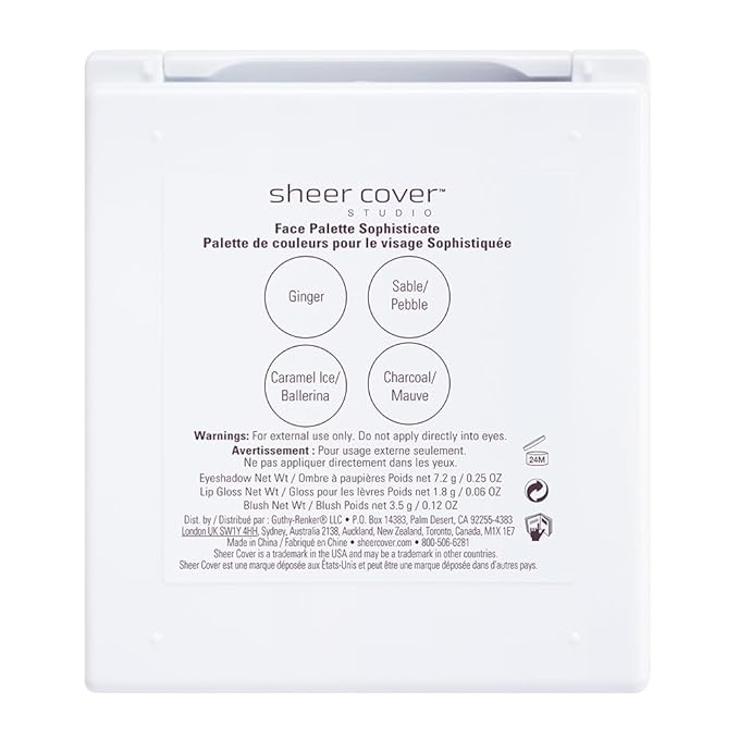 Sheer Cover – Sophisticate Look Face Palette