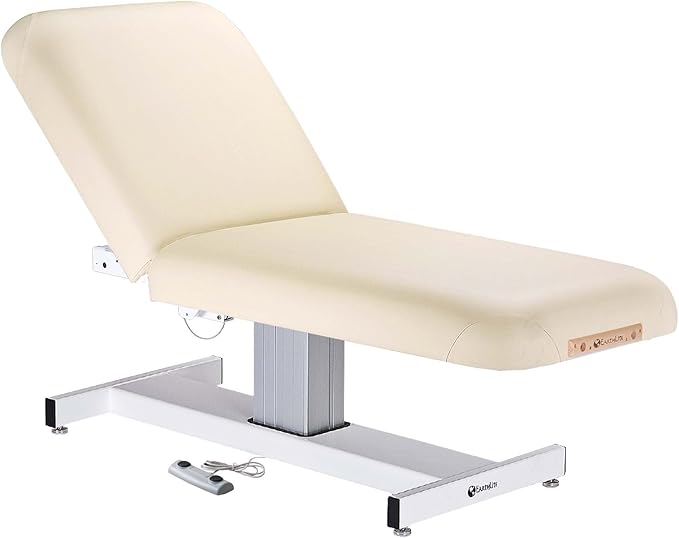 EARTHLITE Electric Massage Table EVEREST – Ultra-Comfortable Electric Lift Table, Hands-Free Foot Control, UL listed, Different Sizes & Colors (28", 30" or 32" x 73")