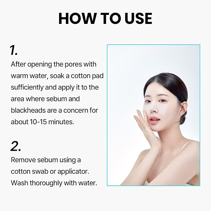 ilso Super Melting Sebum Softener, 5.29 fl oz, with 40 Skin Wrap Cotton Pads included, Pore Cleansing Solution, Blackhead Softener, Melts Away Blackheads & Sebum, Korean Skincare