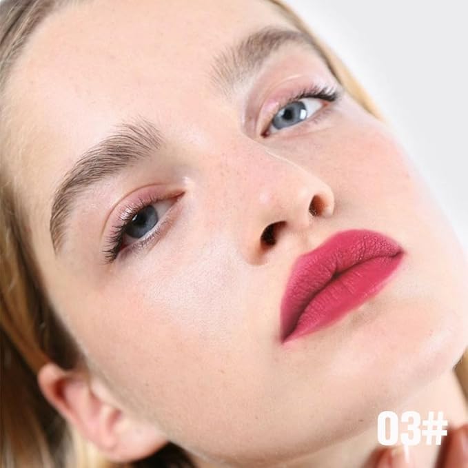 evpct Red Peel Off Lip Stain Tints, Red Liquid Lipstick Lip Stain Long Lasting Waterproof for Women, Non-stick Cup Lipstick Peel Off Highly Pigmented Not Faded Smudge-proof Easy to Apply, 03