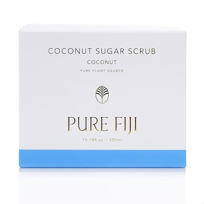 Pure Fiji Coconut Sugar Body Scrub, Coconut (10.14oz/300ml)