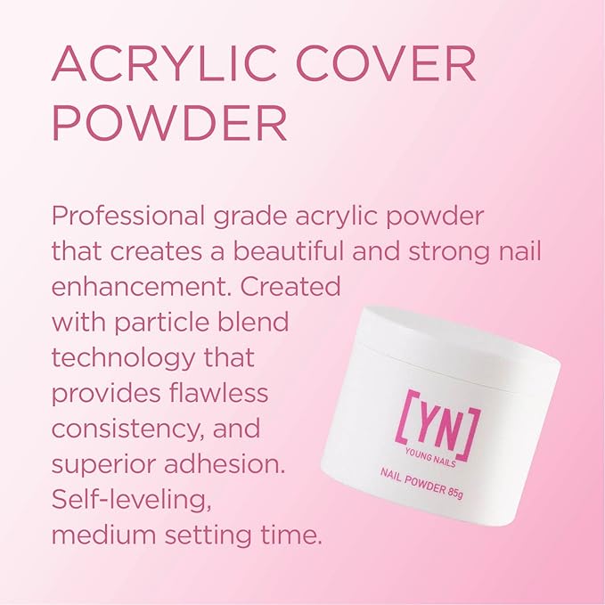 Young Nails Acrylic Cover Powder, Taupe, 85 Gram