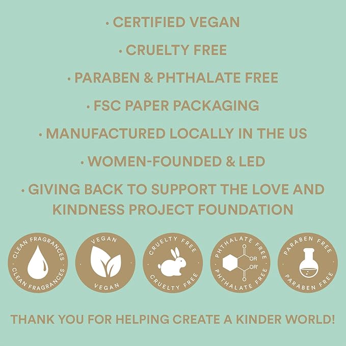 THE HEART COMPANY KINDNESS in a bottle | Fresh Perfume for women | Vegan Women's Eau de Parfum | Unisex Fragrance 75ml - 2.5 fl oz.