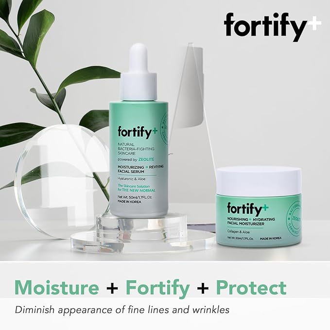 9-in-1 Ultimate Hydration Facial Set - Nourishing Moisturizer & Serum Duo, Dermatologist Tested - Hydrates & Protects Skin Barrier, Clean Beauty, Made in Korea - 2 x 50ML/1.7Fl Oz