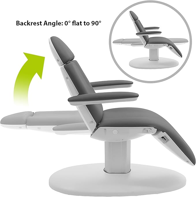 SKINACT Venus Electric Medical Spa Treatment Table/Chair with Free Hand Remote Control (Gray)