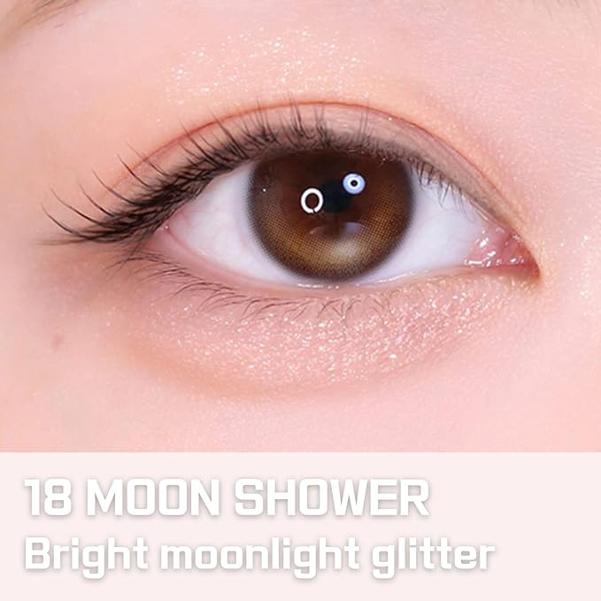 BBIA Last Auto Gel Eyeliner 17 Color – Multi-Use Longwear & Waterproof Mechanical Eye Liner Easy Drawing with Smooth Texture Smudge-Resistant Shadow & Glitter Vegan Korea Eye Makeup (18 MOON SHOWER)