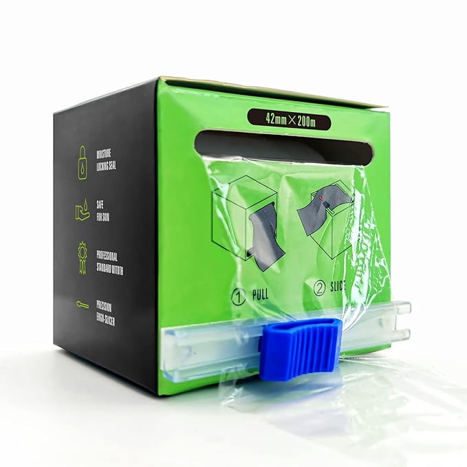 3 Pack Preservative Film Plastic Wrap for Eyebrow Lamination Lash Lift Lip Blush Tint Kit Semi Permanent Make Up PMU Supplies Microblading Kit 42mm Width 200 Meter (3 Pack)