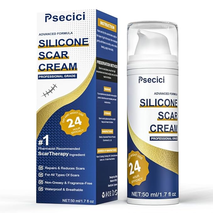 Scar Cream,Silicone Scar Gel,Advanced Scar Gel,Scar 1.7 oz