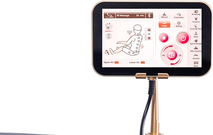 MassaMAX MT339 4D Massage Chair, Full Body Shiatsu Recliner with Auto Extendable Footrest, Zero Gravity, SL Track, Deep Yoga Stretch,15 Modes, AI Voice Control, Foot Rollers, and Heating (Magic Black)