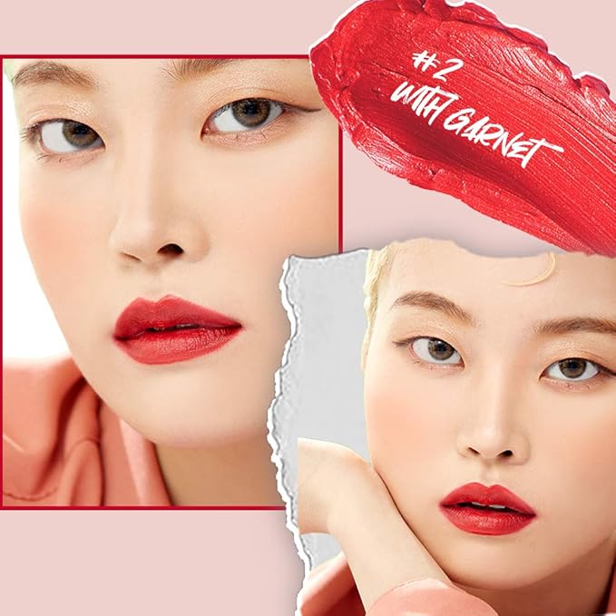 PASSIONCAT Long Lasting Lip Stain for Lips and Cheek Tint | High Pigment Color | lightweight Matte Finish | Weightless | Full Coverage | Twist Velvet Tint #2 (No.2)